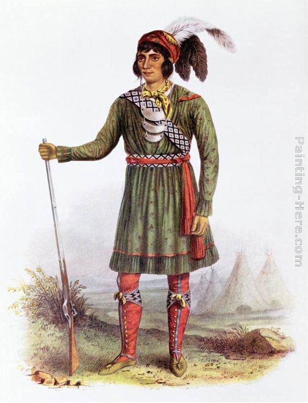 George Catlin Osceola or Rising Sun, a Seminole Leader
